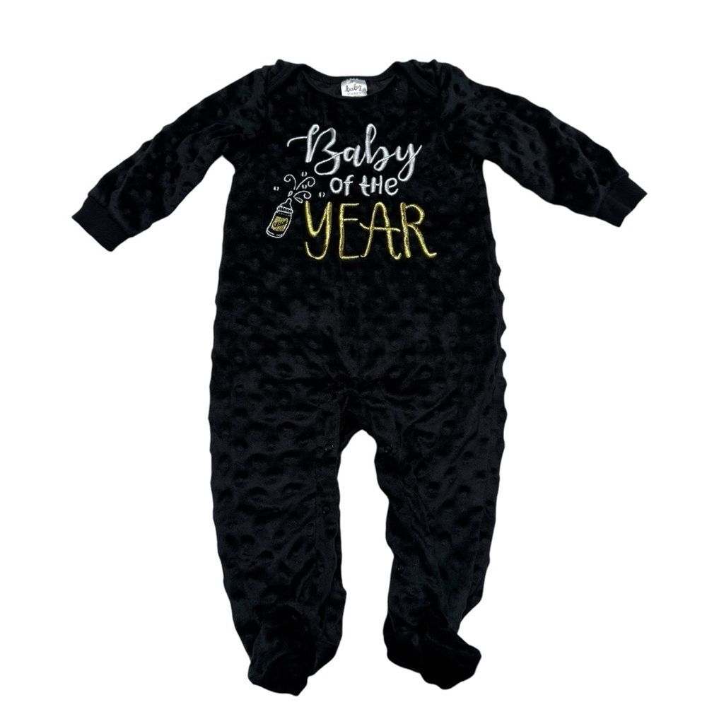 Baby Starters Baby of the Year Velour Footie Pajamas 9 MOS 16.5 to 20.5 lbs